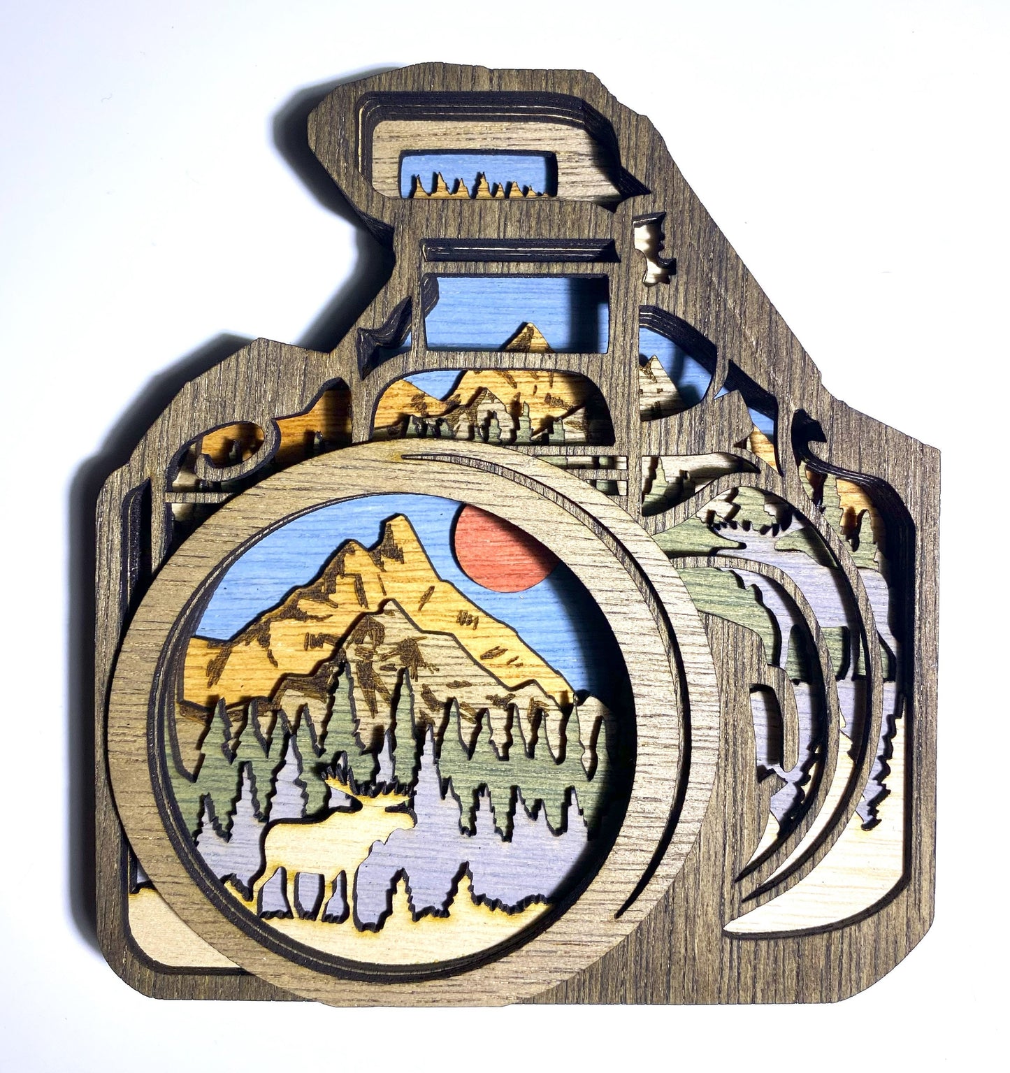 3D Layered Wood Art, Camera