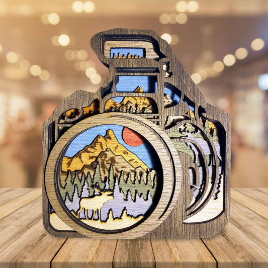 3D Layered Wood Art, Camera